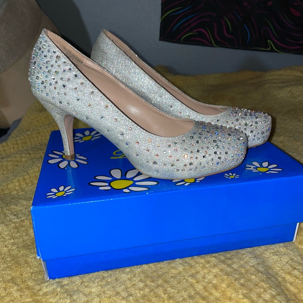 Women’s Sliver Rhinestone Heels